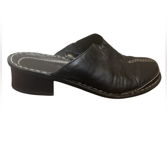 JOSEF SEIBEL Leather Slip On Clogs Mules
Comfort Shoes Women’s BLK SZ 41 US 9.5 - Picture 4 of 14